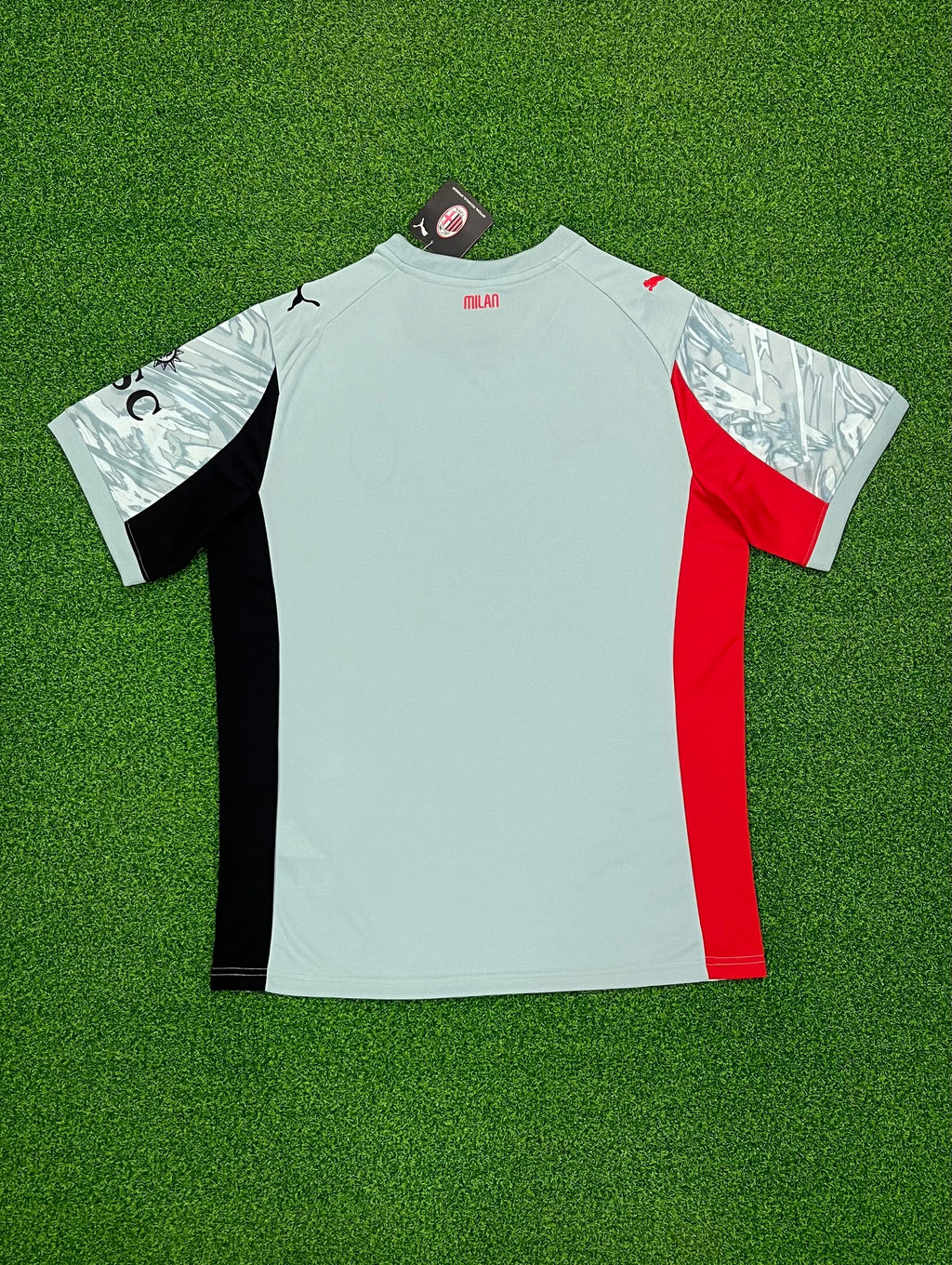 AC Milan Grey Storm Jersey – Special Fan Edition
