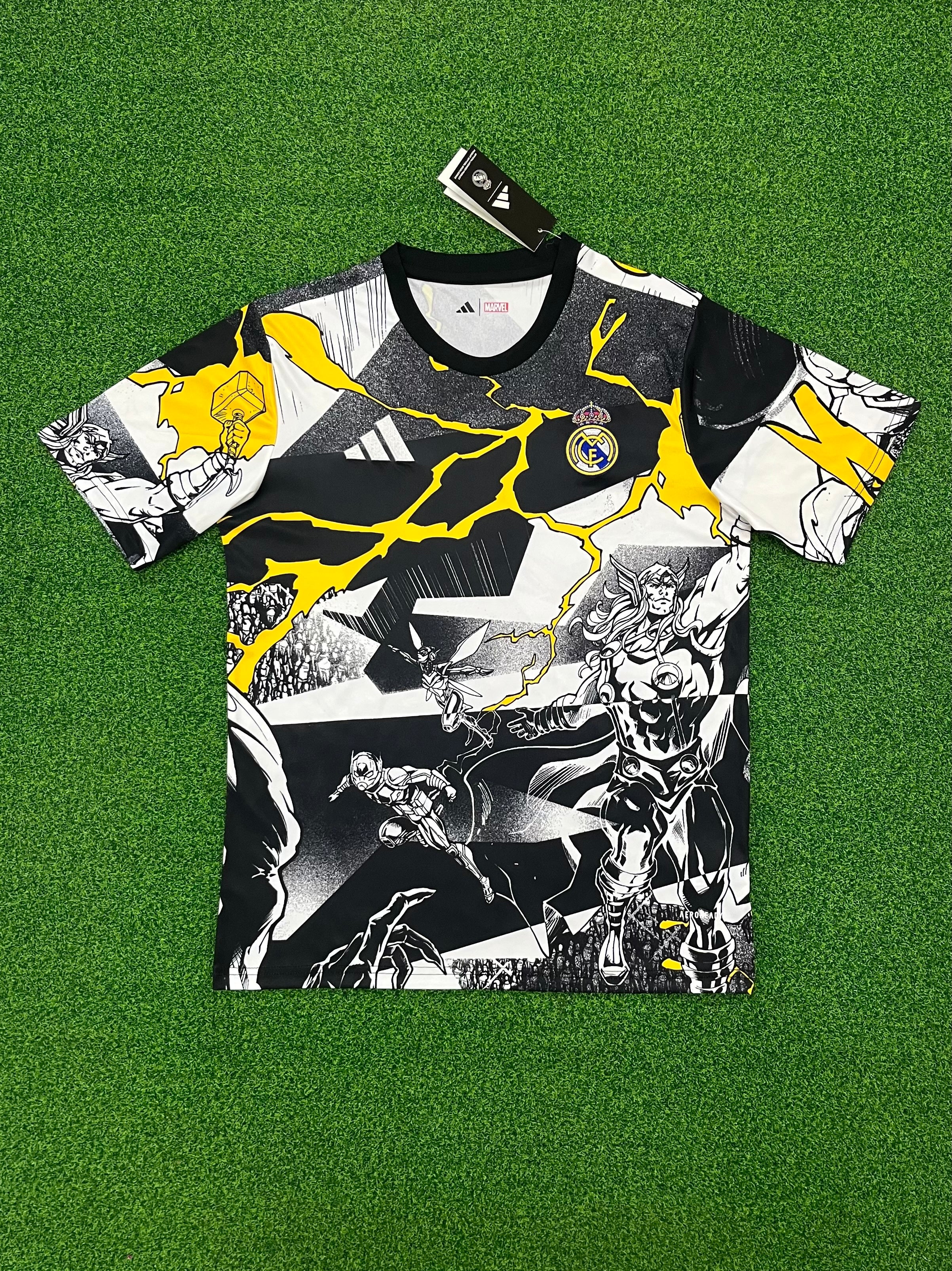 Real Madrid Marvel Heroes Jersey – Special Fan Edition